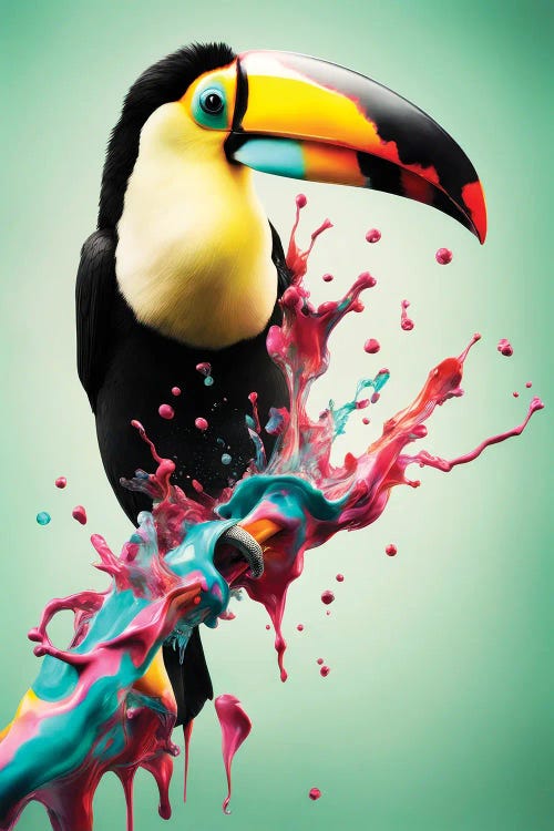 Xtravaganza Jade Toucan by Philippe Hugonnard wall art