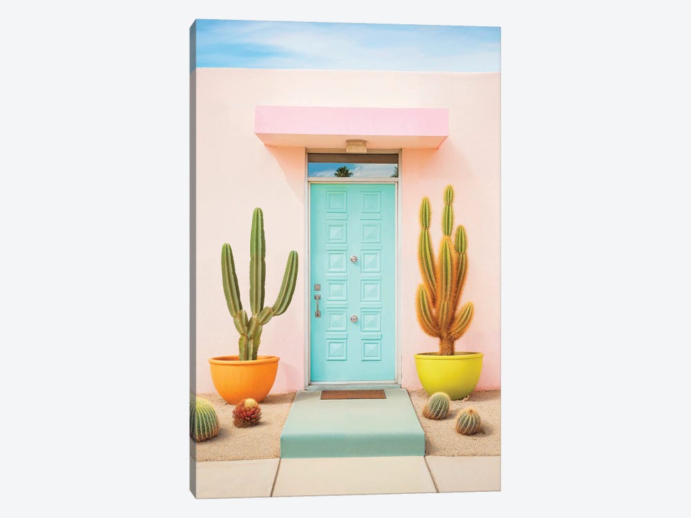Pretty Pastel Palm Springs by Philippe Hugonnard 1-piece Canvas Print