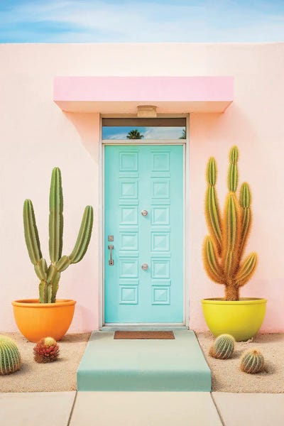 Palm Springs: Pretty Pastel Palm Springs by Philippe Hugonnard