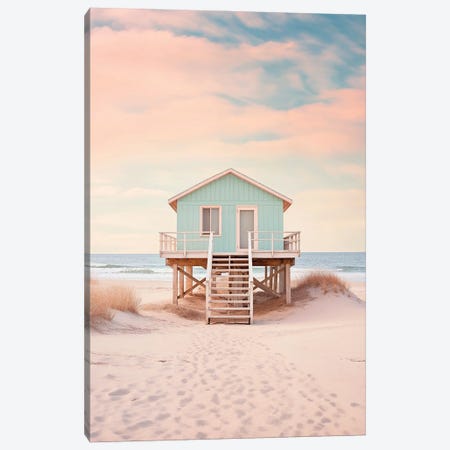 Pacific Sunset Beach Canvas Print #PHD3087} by Philippe Hugonnard Canvas Print