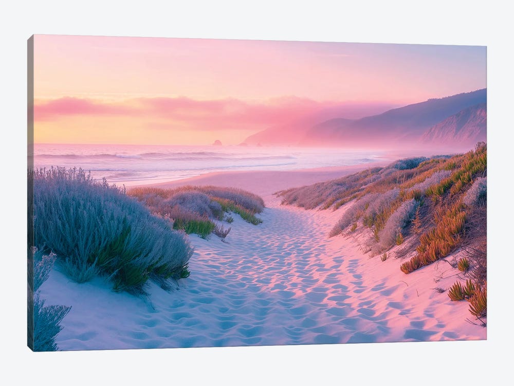 Sunset Sand Path by Philippe Hugonnard 1-piece Canvas Art