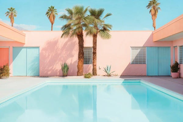 Palm Springs: Retro Pool by Philippe Hugonnard