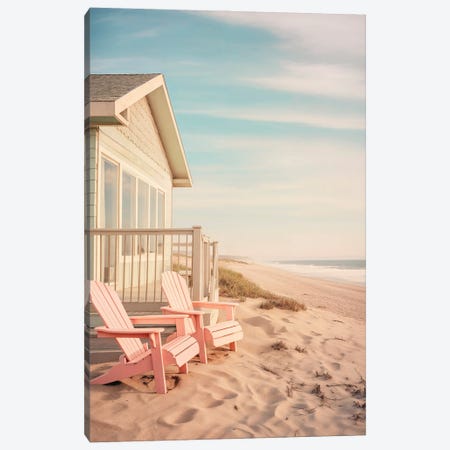 Along The Beach Canvas Print #PHD3102} by Philippe Hugonnard Canvas Art Print