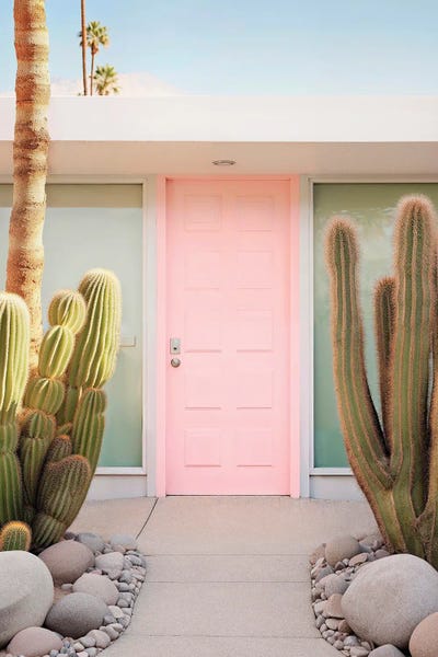 Palm Springs: Pink Door Palm Springs by Philippe Hugonnard
