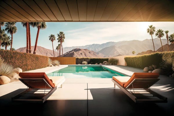 Philippe Hugonnard: Palm Springs Private Pool by Philippe Hugonnard
