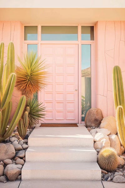 Doors: Pink Mid-Century by Philippe Hugonnard