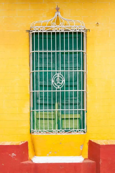 Caribbean: Colorful Cuban Window by Philippe Hugonnard