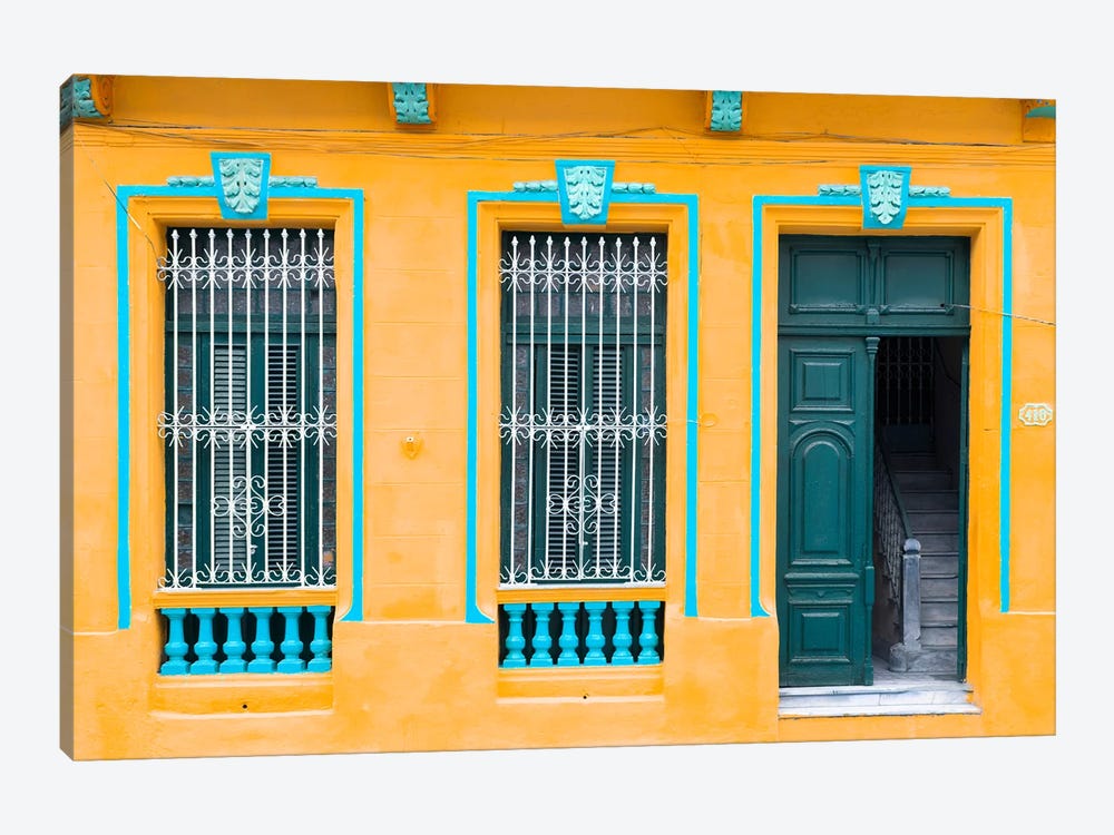 Havana Orange Façade by Philippe Hugonnard 1-piece Art Print