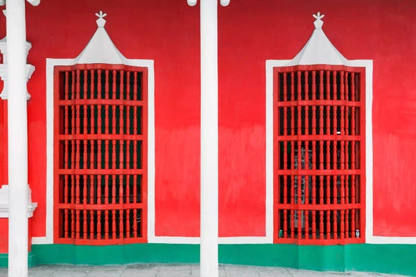 Windows: Red Facade by Philippe Hugonnard