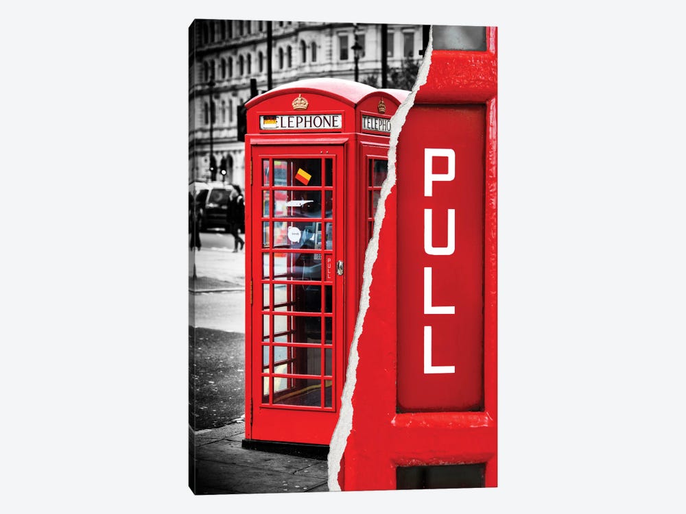Red Phone Booth by Philippe Hugonnard 1-piece Art Print