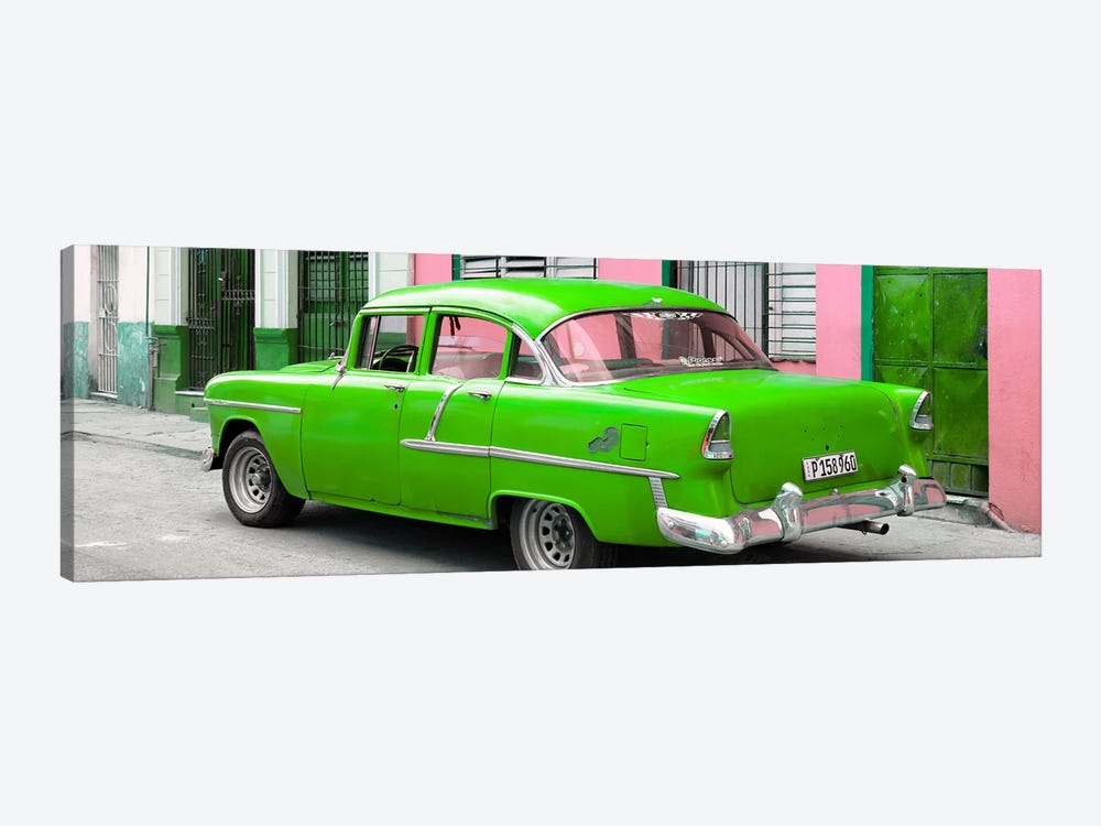 Cuban Green Classic Car in Havana by Philippe Hugonnard 1-piece Art Print