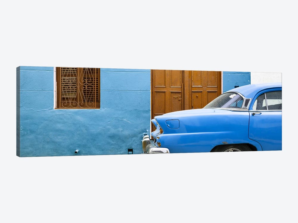 Havana Blue Street by Philippe Hugonnard 1-piece Canvas Art Print