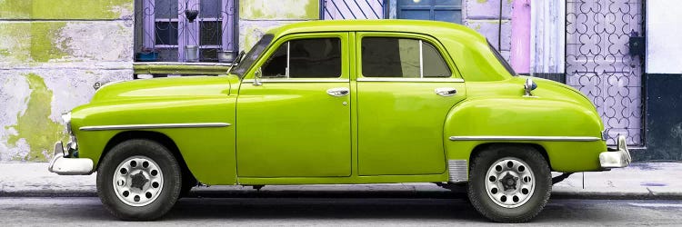 Lime Green Classic American Car