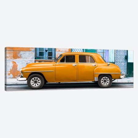 Orange Classic American Car Canvas Print #PHD355} by Philippe Hugonnard Canvas Print