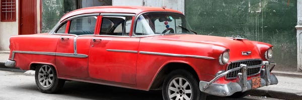 Caribbean: Red Chevy  by Philippe Hugonnard