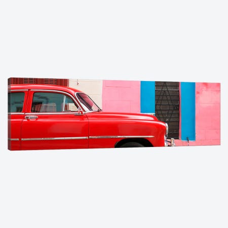 Red Chevy in Havana Canvas Print #PHD358} by Philippe Hugonnard Canvas Wall Art