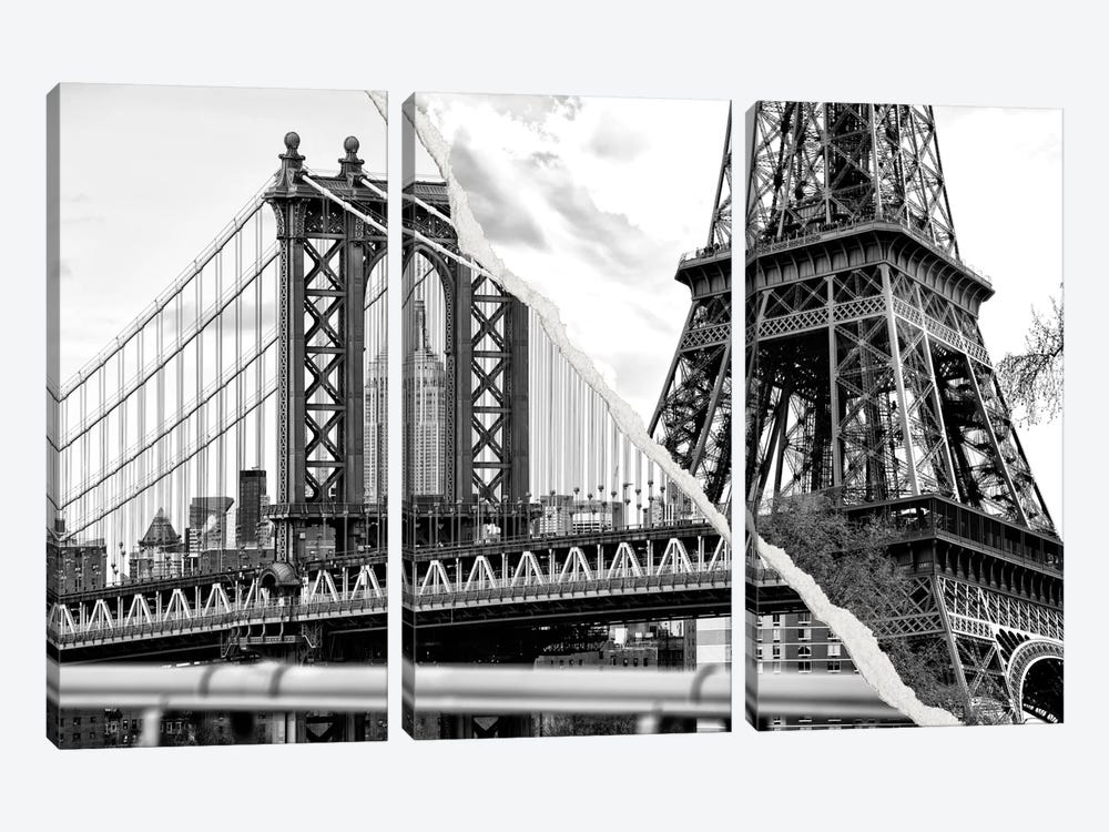 The Tower and the Bridge by Philippe Hugonnard 3-piece Canvas Art
