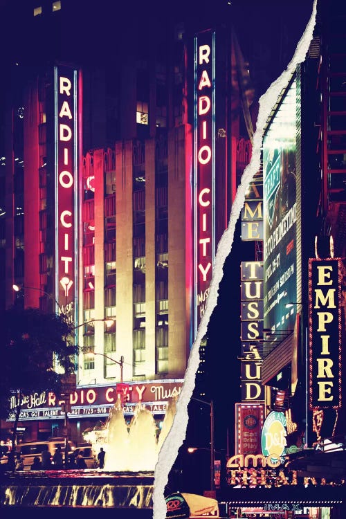 Times Square Theater District by Philippe Hugonnard wall art