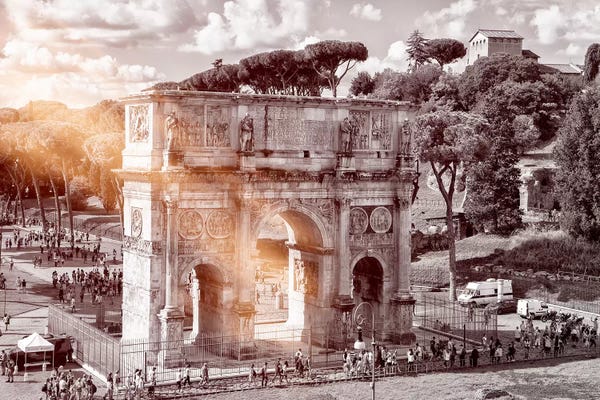 Ancient Ruins: Arch of Constantine by Philippe Hugonnard