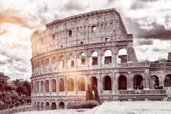 The Seven Wonders Of The World: Colosseum Roma by Philippe Hugonnard