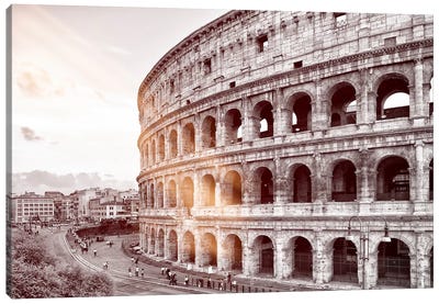 The Colosseum Canvas Art Print - Sepia Photography