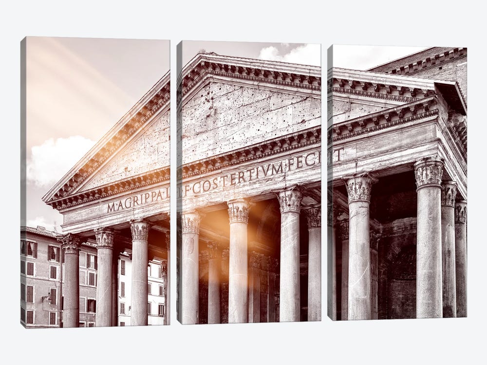 The Pantheon by Philippe Hugonnard 3-piece Canvas Print