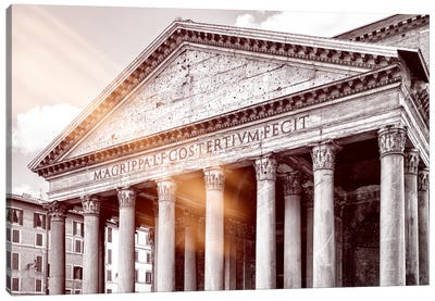 The Pantheon Canvas Art Print - Dolce Vita Rome