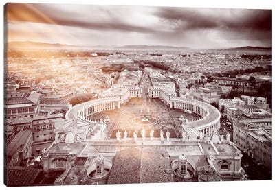 The Vatican City Canvas Art Print - Dolce Vita Rome