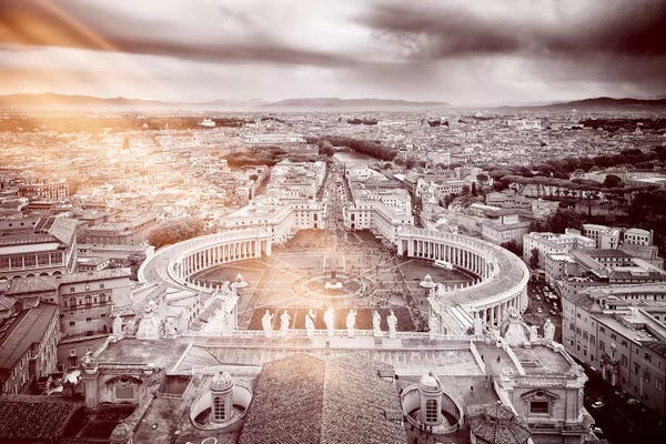 Sepia Photography: The Vatican City by Philippe Hugonnard