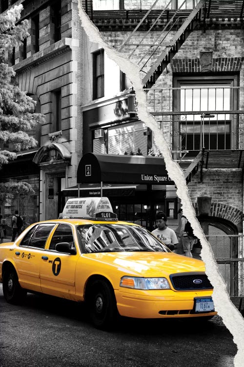 Yellow Cab by Philippe Hugonnard wall art