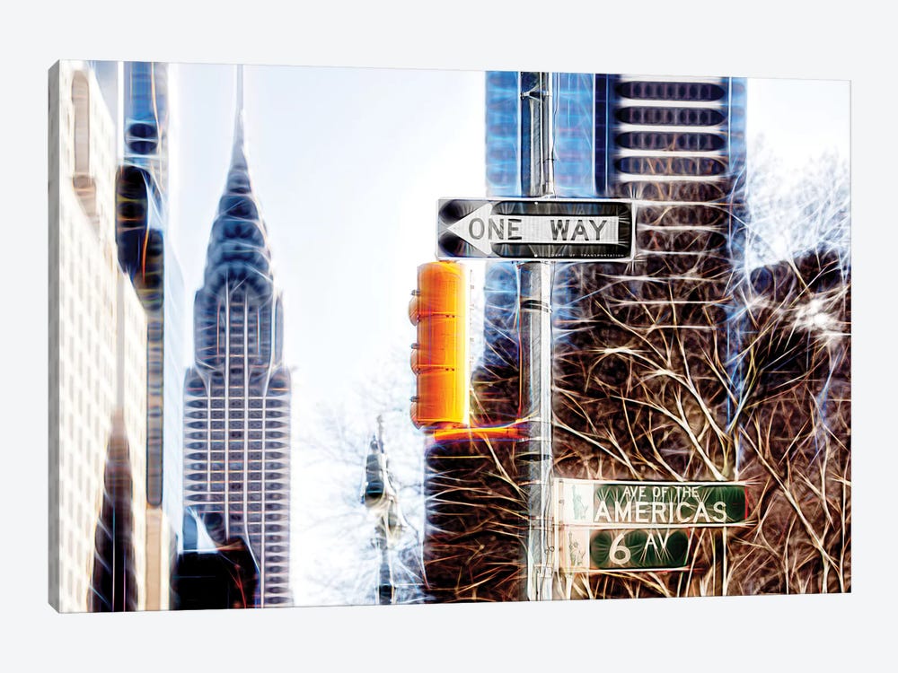 Avenue Of The Americas by Philippe Hugonnard 1-piece Canvas Art Print