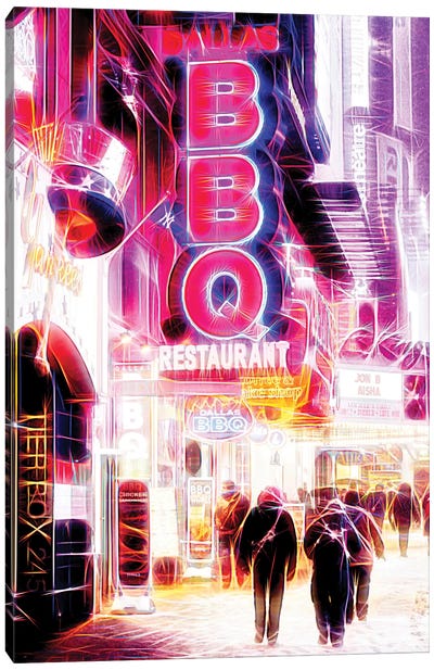 BBQ Canvas Art Print - Manhattan Shine