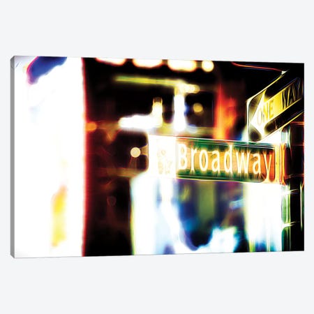 Broadway Sign Canvas Print #PHD397} by Philippe Hugonnard Canvas Print