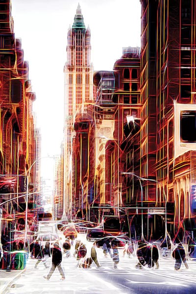 City On The Move by Philippe Hugonnard canvas print