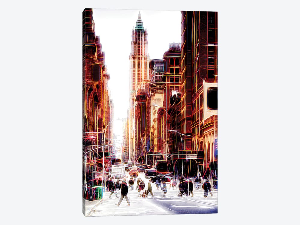 City On The Move by Philippe Hugonnard 1-piece Canvas Art Print