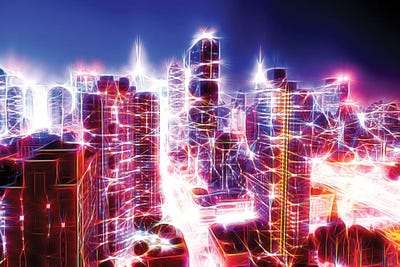 Dazzling NYC by Philippe Hugonnard multi panel art