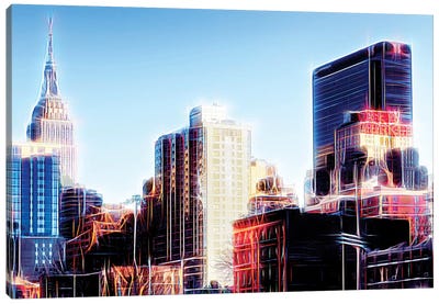Dream City Canvas Art Print - Manhattan Shine