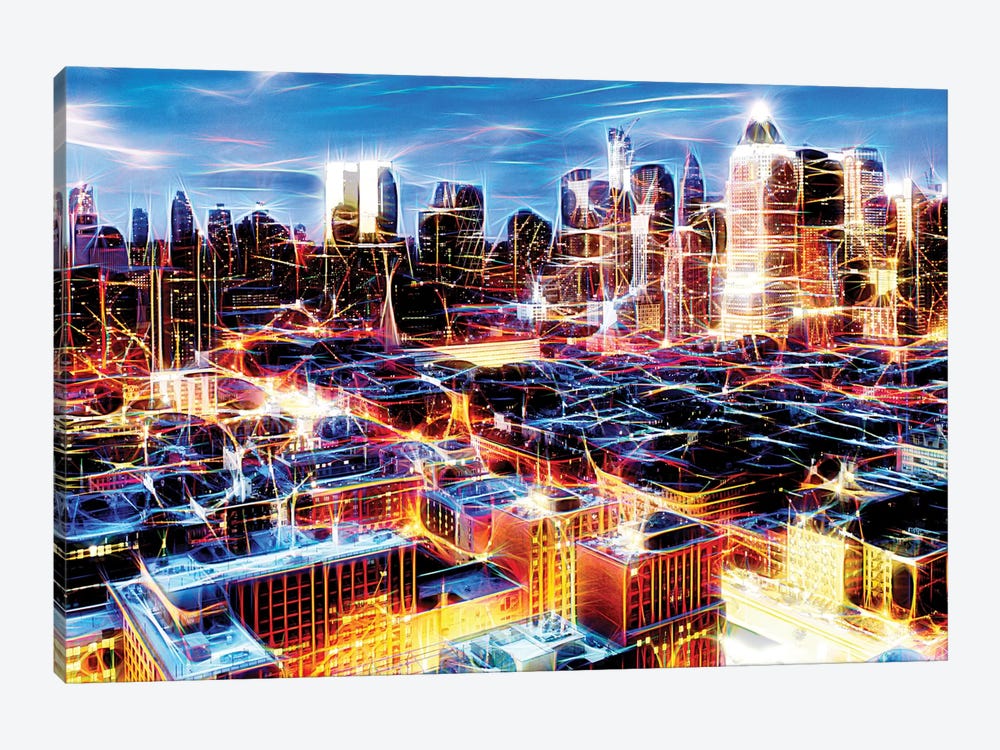 Electric Storm At Night by Philippe Hugonnard 1-piece Canvas Art