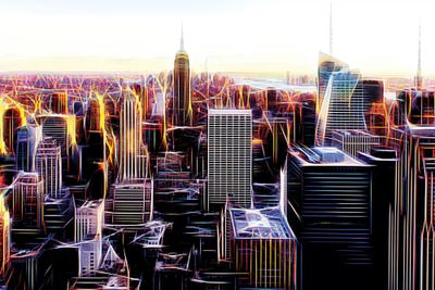 Evasion by Philippe Hugonnard multi panel art