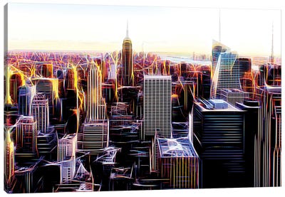 Evasion Canvas Art Print - Manhattan Shine