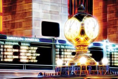 Famous Clock by Philippe Hugonnard multi panel art