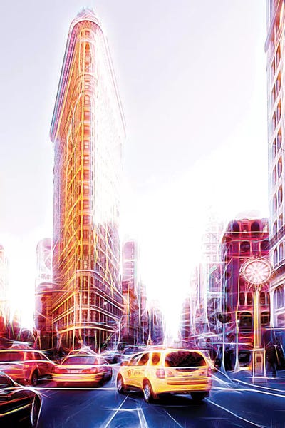Flatiron Building: Flatiron Taxis by Philippe Hugonnard