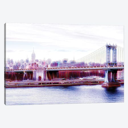 Manhattan Bridge Canvas Print #PHD418} by Philippe Hugonnard Art Print