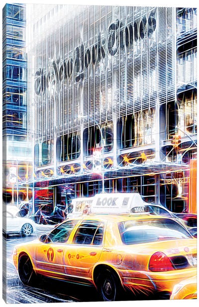 New York Times Canvas Art Print - Manhattan Shine