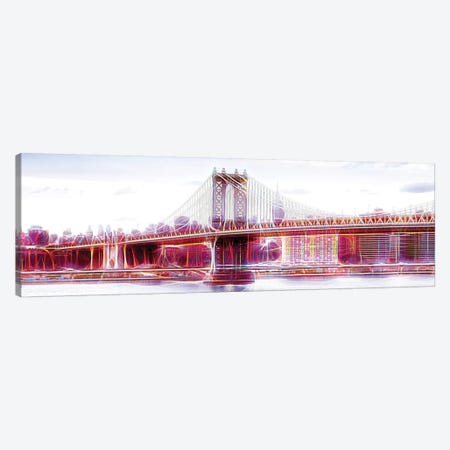 NYC Bridge Canvas Print #PHD427} by Philippe Hugonnard Art Print