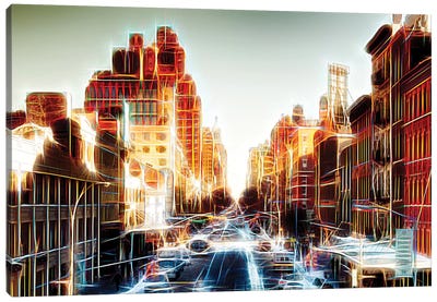 Outlook Canvas Art Print - Manhattan Shine