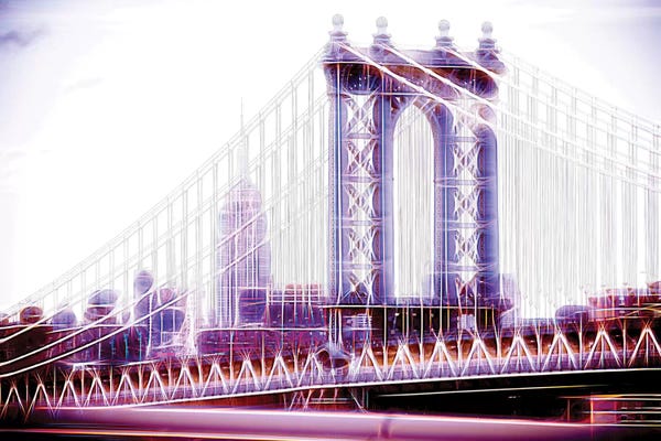 Color Pop Photography: Purple Bridge by Philippe Hugonnard