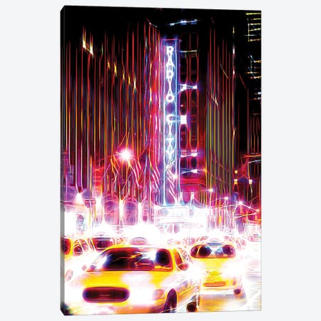 Radio City Taxis Canvas Print #PHD435} by Philippe Hugonnard Canvas Wall Art