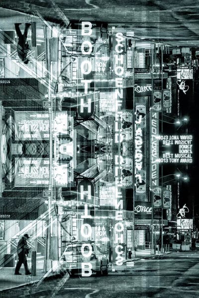 Black & White Cityscapes: Broadway by Philippe Hugonnard