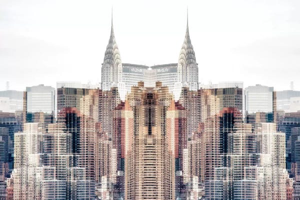 Double Exposure Photography: Chrysler Building by Philippe Hugonnard